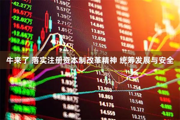 牛来了 落实注册资本制改革精神 统筹发展与安全