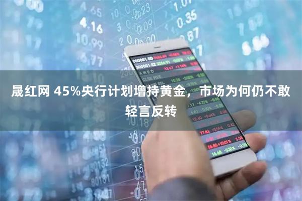 晟红网 45%央行计划增持黄金，市场为何仍不敢轻言反转