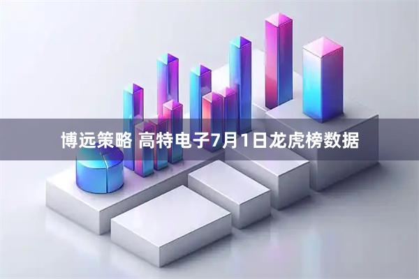 博远策略 高特电子7月1日龙虎榜数据