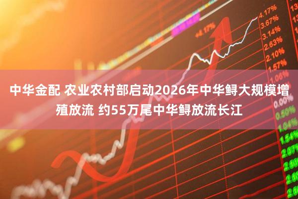 中华金配 农业农村部启动2026年中华鲟大规模增殖放流 约55万尾中华鲟放流长江